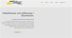 Desktop Screenshot of lyftkranar-akersberga.se