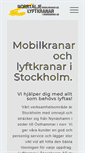 Mobile Screenshot of lyftkranar-akersberga.se